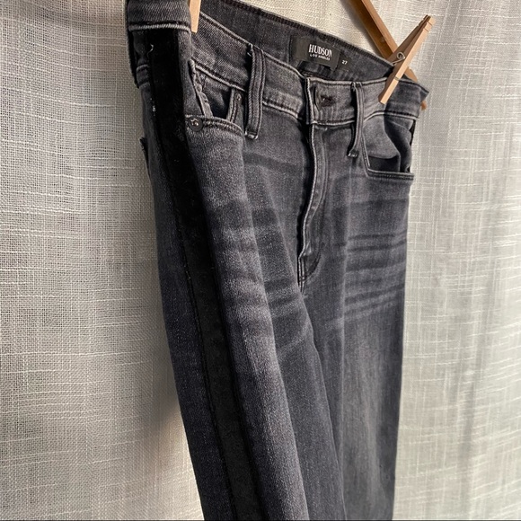 Hudson Nico Straight Tuxedo Stripe Jeans - Picture 8 of 11